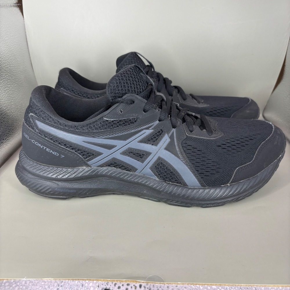 Asics Gel-Contend 7 Mens Running Shoes Black 1011B040 Size 10